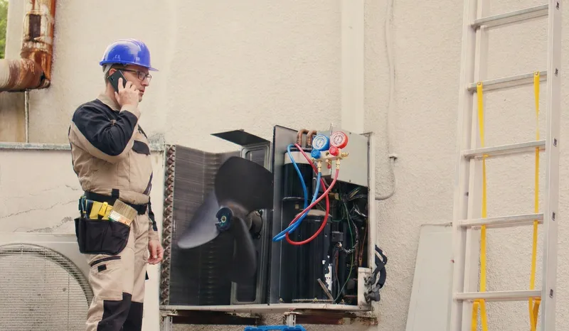 Fleet of modern delivery trucks